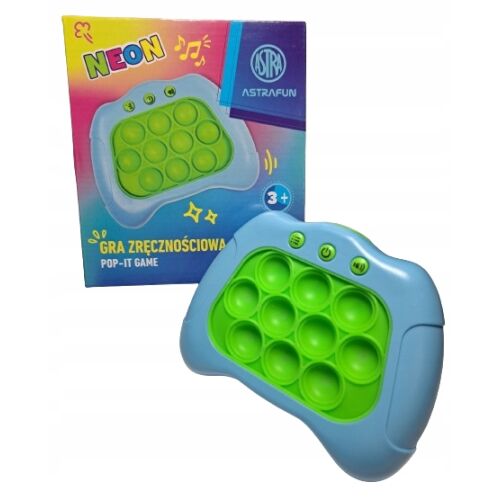 AstraFun Neon Pop-It játék a csomagolással