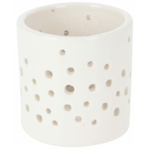 Karácsonyi mécsestartó 6 cm porcelán fehér 147069952