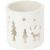 Karácsonyi mécsestartó 6 cm porcelán fehér 147069952
