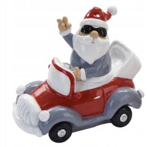 Karácsonyi figura Mikulás szemüveggel 13 cm 147070071 - Karácsony