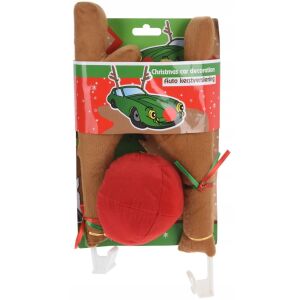 Rénszarvas fülek és orr egy autó karácsonyi dekorációjához 147070255 - Karácsony