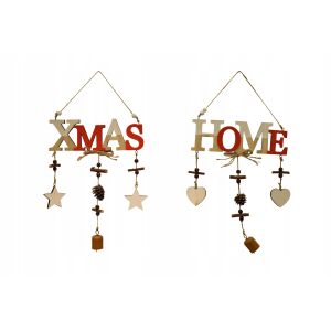 Fából készült függődekor karácsonyi felirattal 40 cm 147070648 - Karácsony
