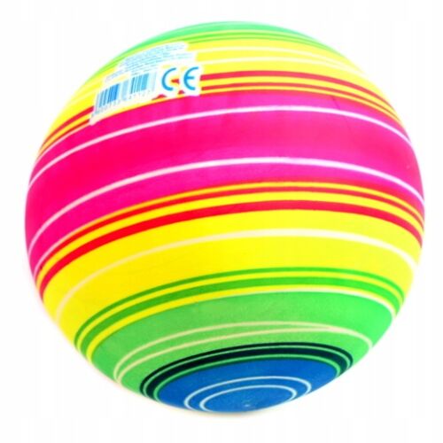 SZÍNES CSÍKOS LABDÁK 9" D42274 1127 147070820