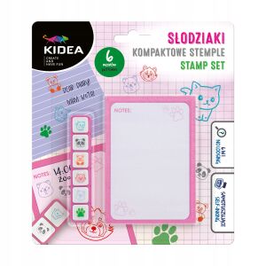 SŁODZIAKI KOMPAKT BÉLYEGZŐKÉSZLET 6 SZÍNNEL 0026