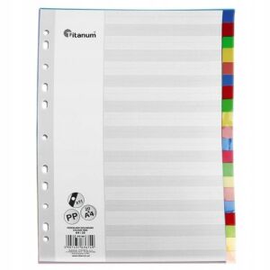 A4-es 20 színű PP illesztőfelületek IK20 6749 147071882 - Iratfűző kellék