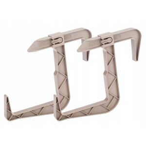 Erkélyes virágcserép tartók, 2 db-os szett, karamell 147072183 - Balkonláda