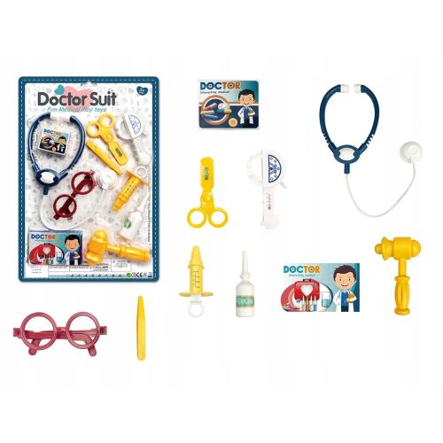 Orvosi készlet 10 darabos, bliszter 38x26cm 8722 147073597