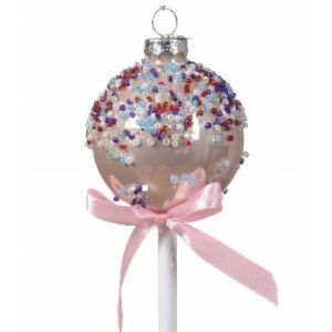 Karácsonyi nyalóka, karácsonyi díszgömb, 6cm 147073806 - Szezonális dekoráció