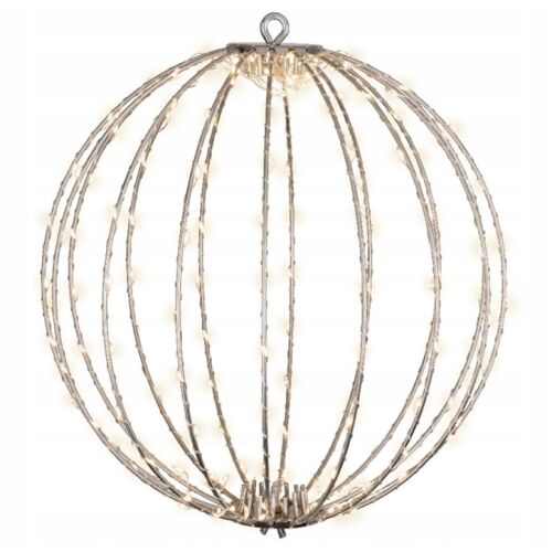 Kula Metalowa Świąteczna Duża Ciepły Biały LED 58cm 147074724