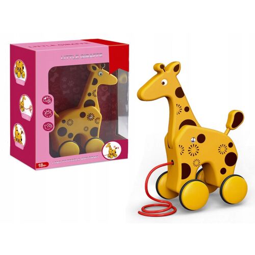 Zsiráf Fűzőmagán húzható zsiráf játék csomagolással