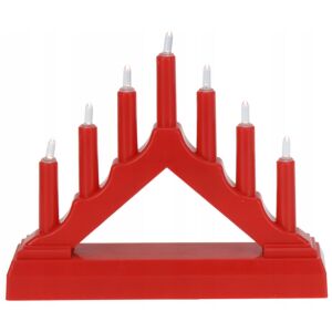 Karácsonyi adventi LED díszes gyertyatartó 13x15,5x4 cm 1 db. 147074877 - Karácsony