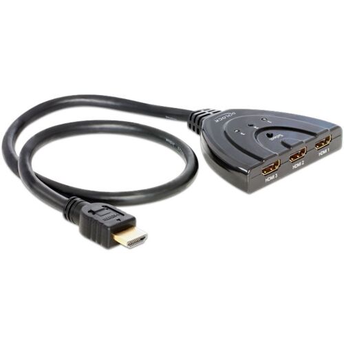 Delock HDMI 3 - 1 Switch kétirányú (87619) 147075127