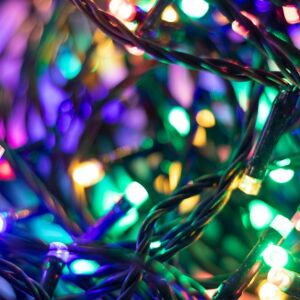 Home LED248M LED fényfüzér, 240db színes LED, 23,9m hosszúságú, 8 program időzítővel, zöld vezeték, adapteres tápellátás, kül- és beltéri kivitel 147075289 - Fényfüzér