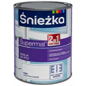 Śnieżka Supermal olaj-ftál PVC zománc 0,75 L fehér 147075307 - Felületkezelő szer