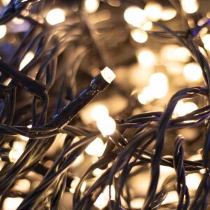 Home LED248WW LED fényfüzér, 240db melegfehér LED, 23,9m hosszúságú, 8 program időzítővel, zöld vezeték, adapteres tápellátás, kül- és beltéri kivitel 147075929 - Fényfüzér