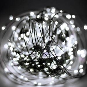 HOME ML1500WH micro LED-es fényfüzér, 150 m, 1500db hidegfehér micro LED, 8 program, időzítés, hálózati adapter, távirányító, kül- és beltéri kivitel 147075941 - Fényfüzér