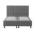 Infiniza Szállodai Springbox Ágy és Matrac szett - Kárpitozott Szürke Boxspring 160x200 cm 147075977