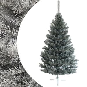 Brad Artificial Imperial Grey 180 cm – 69 ramuri, 333 ace – coroana bogata si uniforma 147076097 - Decorațiuni