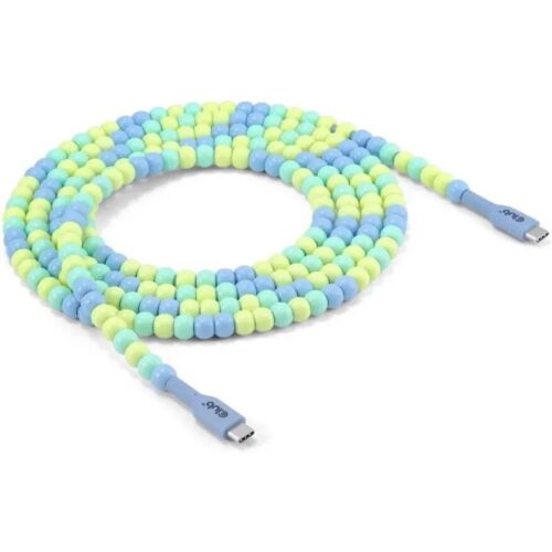 Club 3D CAC-3011 USB-C Apa - USB-C Apa 2.0 Adat és Töltő Gyöngykábel 240 Watt 2m - Kék 147077559