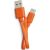 Narancssárga USB-A - USB-C töltőkábel JBL Vibe Flex fülhallgatóhoz