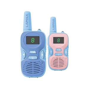 LAMAX TalkieKid Gyerek Walkie-Talkie 2km Hatótávval - Kék / Rózsaszín 147077826 - Lamax
