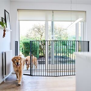 DogSpace Rocky L extra magas (105 cm) kutyaérkorlát, fekete 147079318 - Biztonsági rács