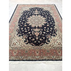 Vintage Perzsa szőnyeg (43) Tebriz Fekete-Púder 250x350cm 147082612 - Lakástextil