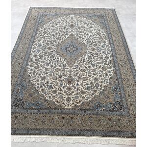 Vintage Perzsa szőnyeg (41) Nain Kék-Bézs 250x350cm 147082739 - Lakástextil