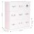 Rózsaszín játéktároló szekrény 110x37x110 cm 147084179