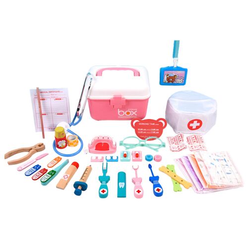 Fogorvosi fajáték 38 kiegészítővel rózsaszín 147084805