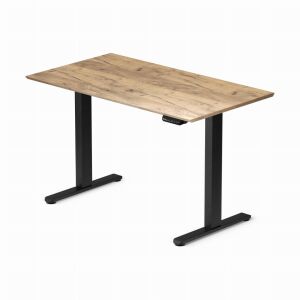 Elektromosan állítható magasságú íróasztal 120x67cm Craft tölgy / fekete | LVN System Control Flex+