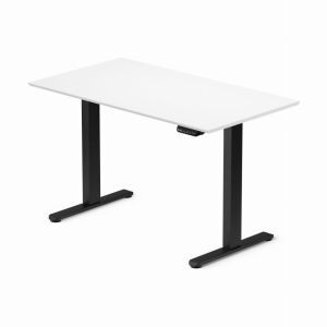 Elektromosan állítható magasságú íróasztal 120x67cm fehér / fekete | LVN System Control Flex+