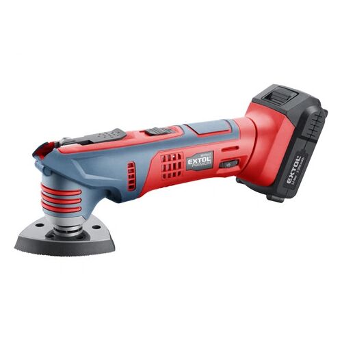 Extol Premium MULTIFUNKCIÓS SZERSZÁMGÉP AKKUS 20V 2000MAH LI-ION 1DB AKKU+TÖLTŐ 8891842