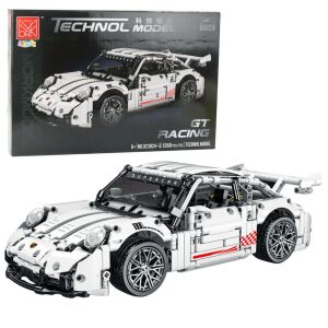 Building Blocks GT Racing Car White 1:14 1268 pcs. 147098317 - Műanyag építőjáték