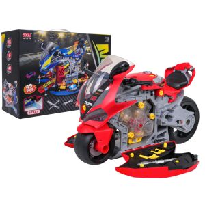 2 az 1-ben játék, egy nagy motorkerékpár műhellyel 147098590 - Ramiz