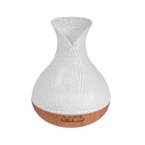 Aróma difuzér Palma so vzorom mušle, meniaci farbu, 400 ml, biely 147098669