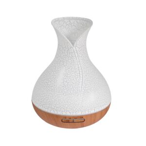 Dyfuzor zapachowy Palma, wzór muszli, zmieniający kolor, 400 ml, biały 147098669 - Dyfuzor