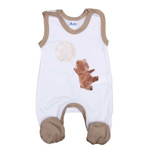 Ujjatlan vékony pamut rugdalózó Mackó mintával 147098935 - Divat & Öltözködés