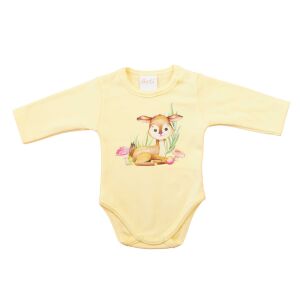 Hosszú ujjú baba body - Állatos mintával 147099011 - Asti