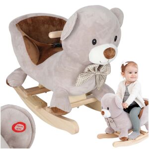 Hintázó plüss mackó hintaszék puha üléssel