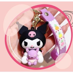 Kuromi kulcstartó, táskadísz 147101059 - Ajándék kulcstartó