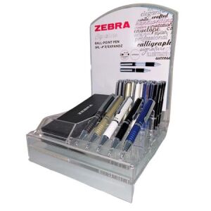 Golyóstoll display, 0,24 mm, teleszkópos, ZEBRA "SL-F1", kék 147102702 - Toll & Ceruza