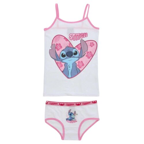 Disney Lilo & Stitch alsónemű szett lányoknak, 5-6 éves méret, Stitch mintás trikóval és bugyival - Gyerek bugyi, alsónadrág