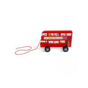 Bigjigs fa húzható figura, londoni busz 147108838 - Babajáték