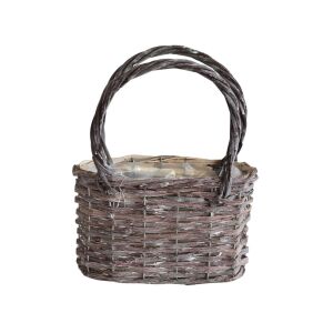 Rattan kosár fülekkel 20cm
