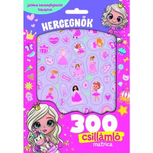 Princezné - 300 trblietavých nálepiek 147153945 - Brožúry s aktivitami, so samolepkami