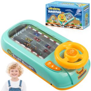 Interaktív játék, TrioStore, vezetési szimulátor hangokkal, zöld, 43x22x13cm, 3+ éves gyermekeknek 147113230 - Lux