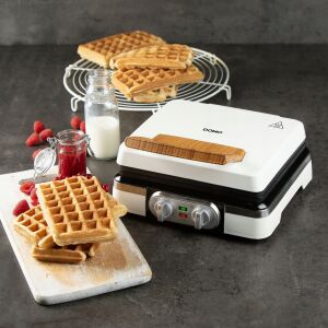 DOMO WAFFELEISEN – POWDER WHITE Palacsintasütő Fehér (do9280w) 147118008 - Gofrisütő