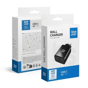 Blue Star USB C QC4.0 PD 3A 35W Telefon Töltő TFB-TC-35WPD Fekete 147119216 - Ladegeräte für Telefone