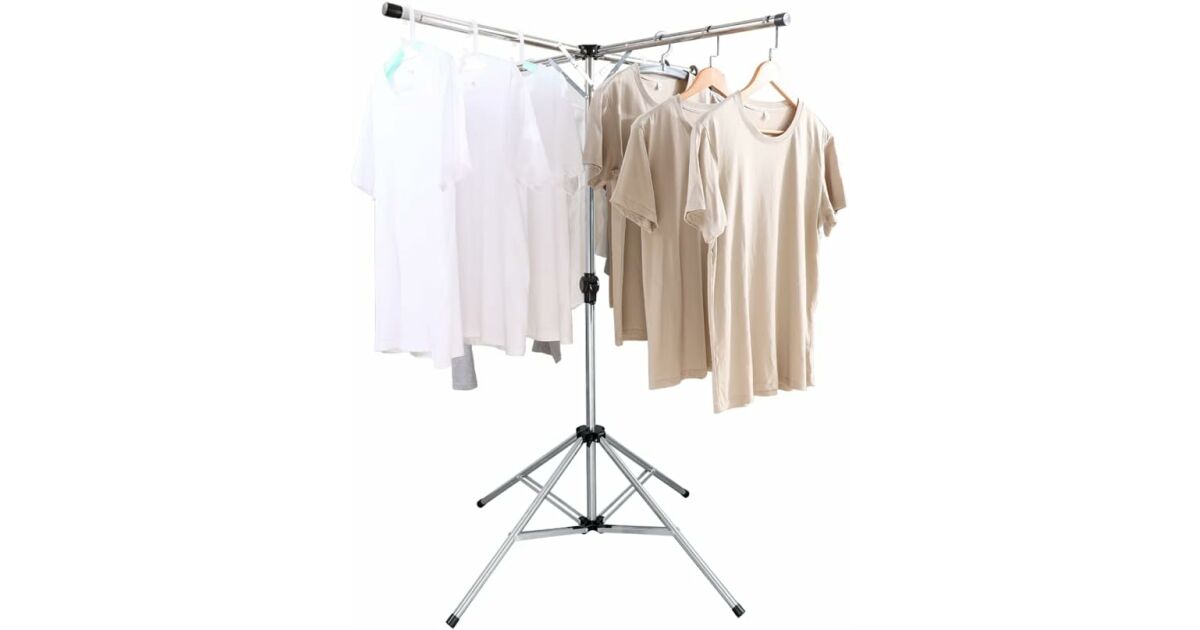 Recenzii: Suport pliabil pentru haine cu 4 brațe reglabile — uscător de ...